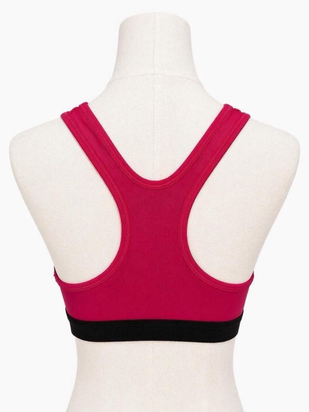 Nike Dri-FIT Pink Sports Bra with Black Band - Picture 4 of 5